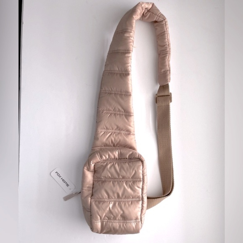 Tan Quilted Bag - NWT - Picture 2 of 11